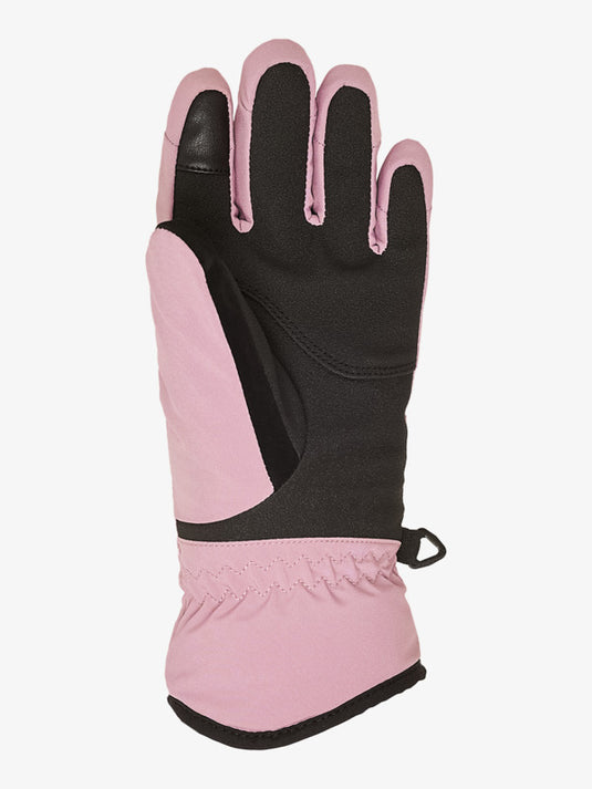 Roxy Kids' Freshfield Girl Snow Gloves Discreet Mauve ERGHN03047-MGQ0