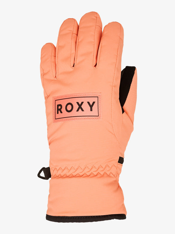 Load image into Gallery viewer, Roxy Kids&#39; Freshfield Girl Snow Gloves Coral Chic ERGHN03047-NKN0
