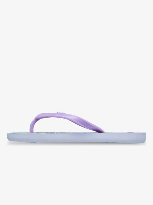 Roxy Kid's Viva Stamp Flip Flops Purple ERGL100014-PUR