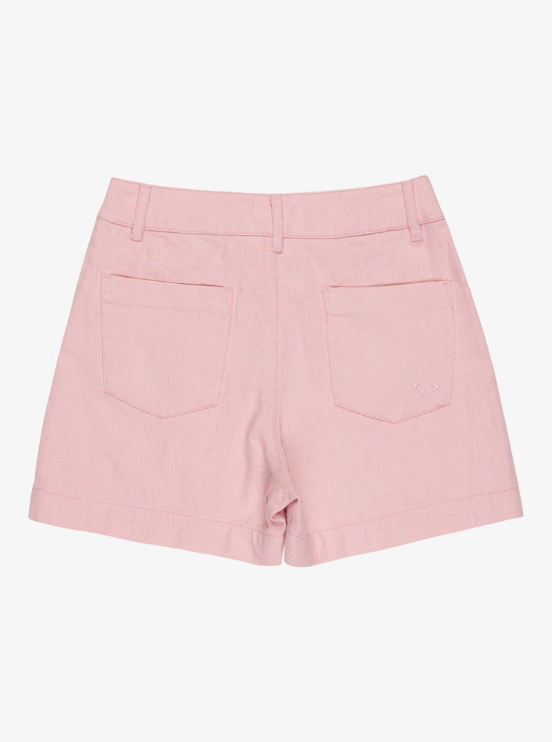Load image into Gallery viewer, Roxy Kids&#39; Honey Sunkissed Girls Shorts (4-16 Years) Bleached Mauve ERGNS03188-MZE0
