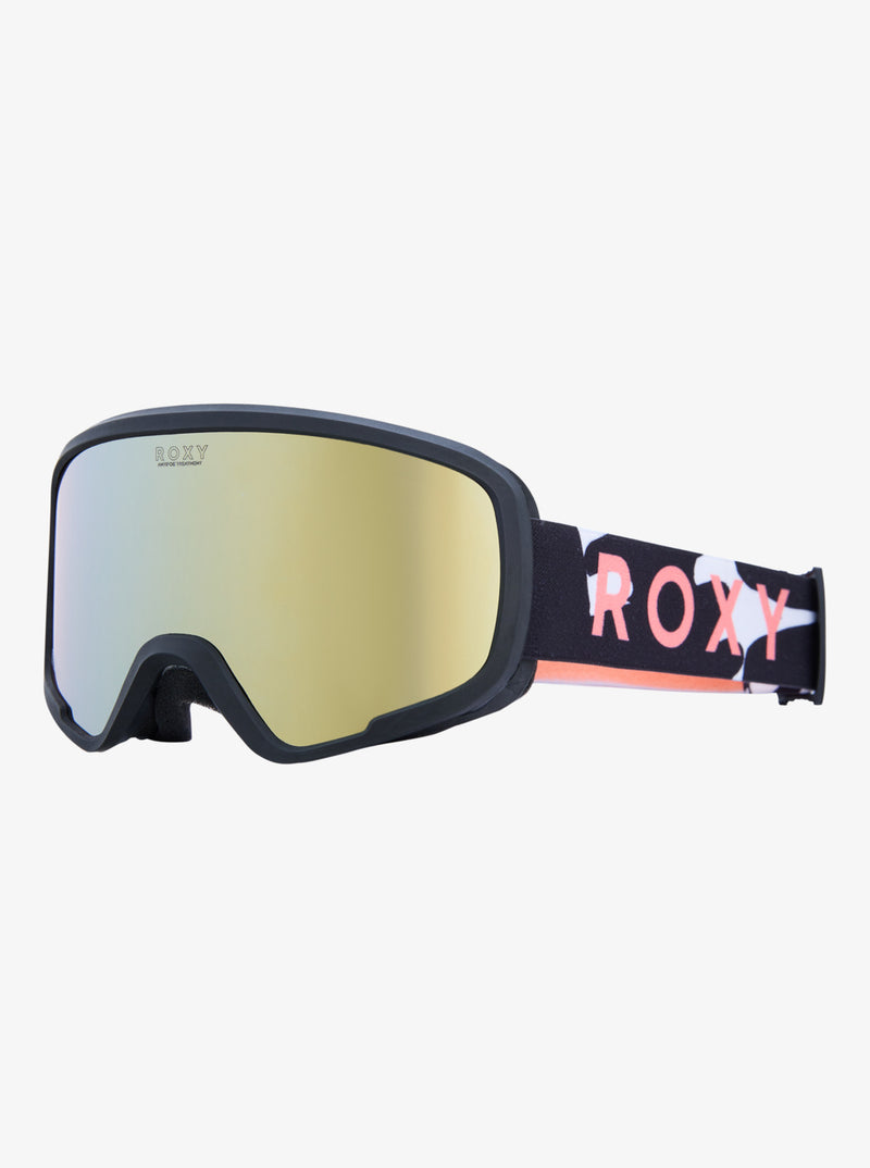 Load image into Gallery viewer, Roxy Kids&#39; Missy Ski/Snowboard Goggles Big Flowers/Clux Ml Lt Orange S3 ERGTG03026-KVM0
