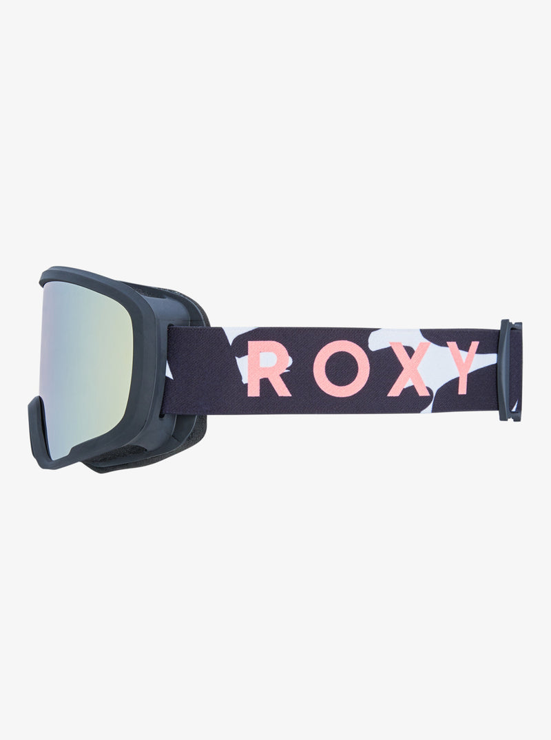 Load image into Gallery viewer, Roxy Kids&#39; Missy Ski/Snowboard Goggles Big Flowers/Clux Ml Lt Orange S3 ERGTG03026-KVM0
