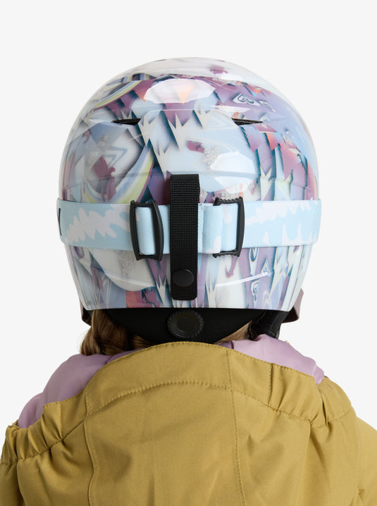 Roxy Kids' Missy Ski/Snowboard Goggles Big Flowers/Clux Ml Lt Blue S3 ERGTG03026-BDF0