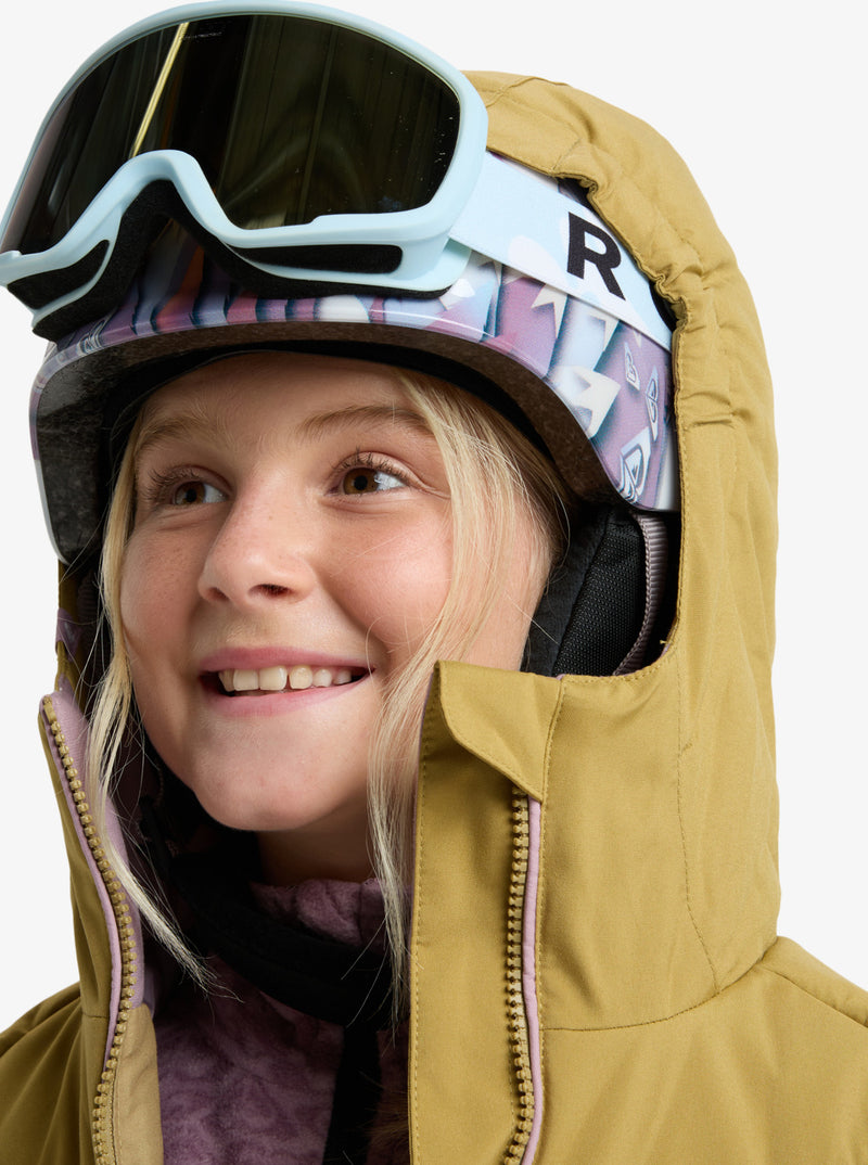 Load image into Gallery viewer, Roxy Kids&#39; Missy Ski/Snowboard Goggles Big Flowers/Clux Ml Lt Blue S3 ERGTG03026-BDF0
