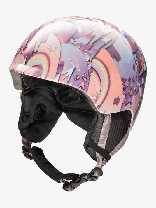 Roxy Kids' Slush Snow Helmet Coral Chic Papercut ERGTL03030-NKN2