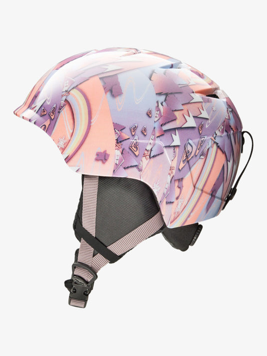 Roxy Kids' Slush Snow Helmet Coral Chic Papercut ERGTL03030-NKN2