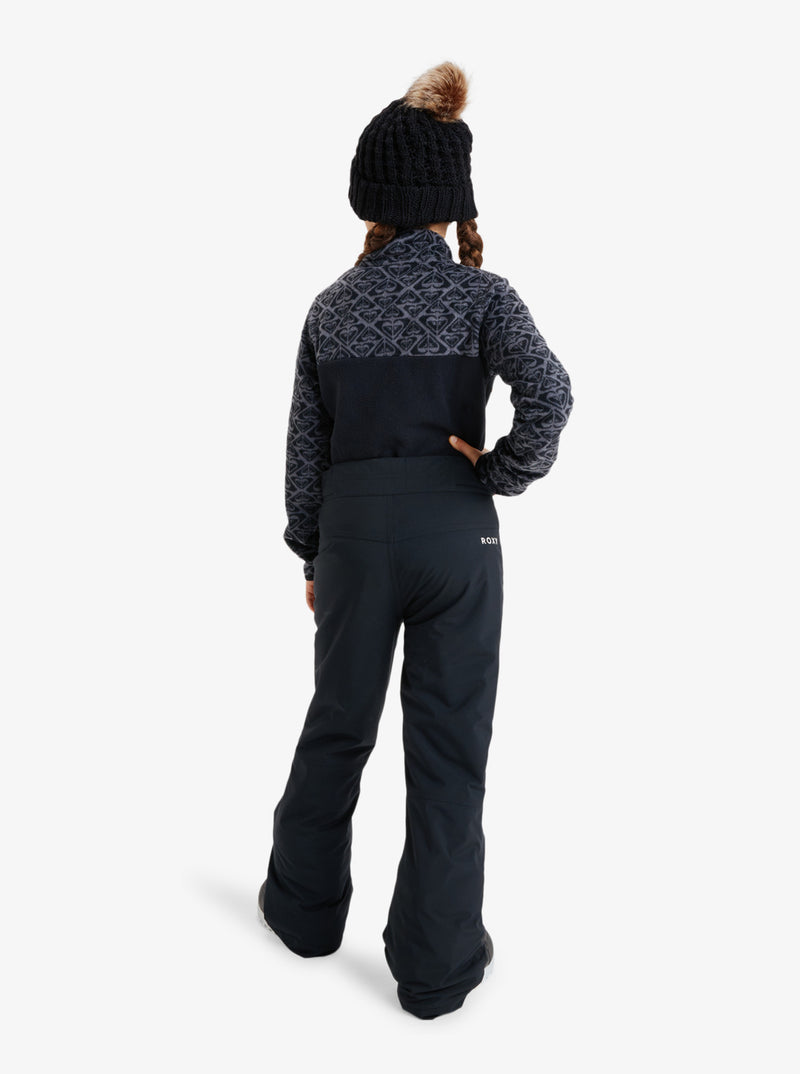 Load image into Gallery viewer, Roxy Kids&#39; Backyard Girl Snow Pants (8-16 Years) True Black ERGTP03059-KVJ0
