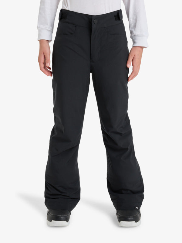 Load image into Gallery viewer, Roxy Kids&#39; Backyard Girl Snow Pants (8-16 Years) True Black ERGTP03059-KVJ0
