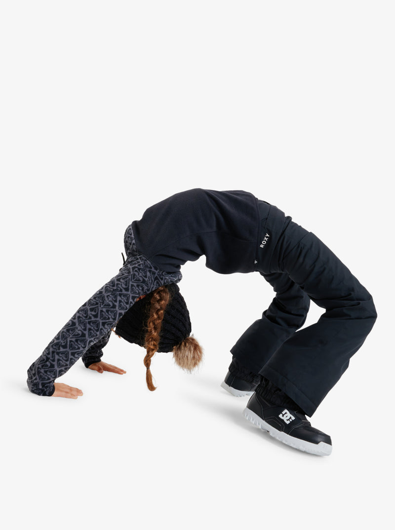 Load image into Gallery viewer, Roxy Kids&#39; Backyard Girl Snow Pants (8-16 Years) True Black ERGTP03059-KVJ0
