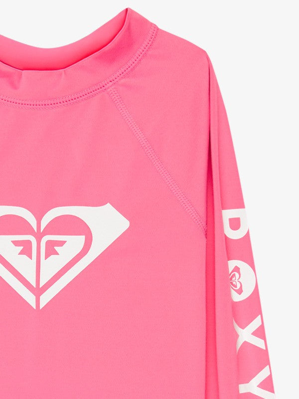 Load image into Gallery viewer, Roxy Kids' Whole Hearted LS Rash Vest Sangria Sunset ERGWR03490-MLW0
