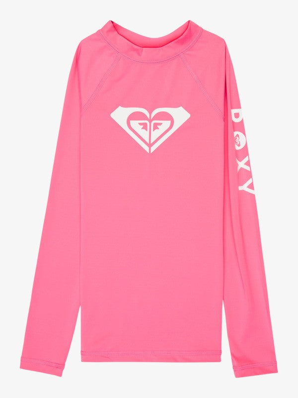 Load image into Gallery viewer, Roxy Kids' Whole Hearted LS Rash Vest Sangria Sunset ERGWR03490-MLW0
