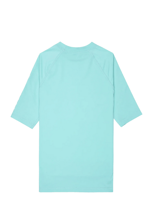 Roxy Kids' Whole Hearted SS Rash Vest Aqua Splash ERGWR03491-BZG0
