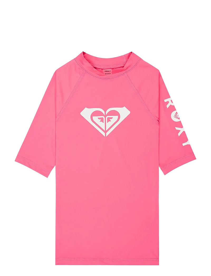 Load image into Gallery viewer, Roxy Kids' Whole Hearted SS Rash Vest Sangria Sunset ERGWR03491-MLW0
