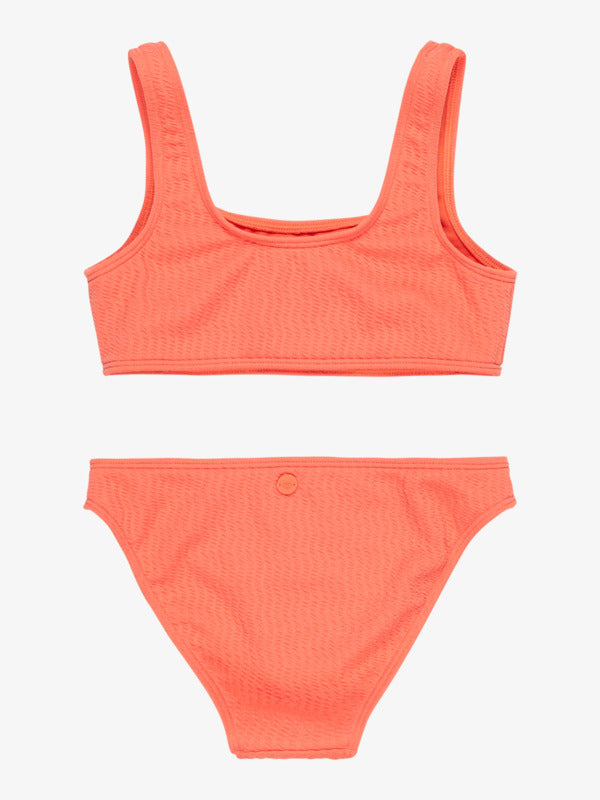 Load image into Gallery viewer, Roxy Kids&#39; Lagos Two Piece Swim Set Emberglow ERGX203654_NKN0
