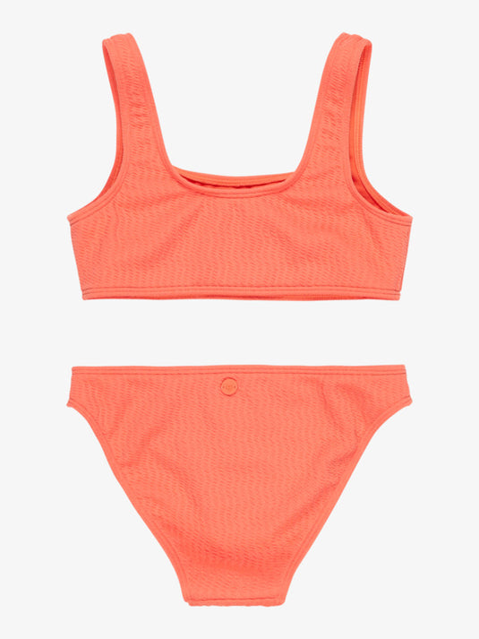 Roxy Kids' Lagos Two Piece Swim Set Emberglow ERGX203654_NKN0