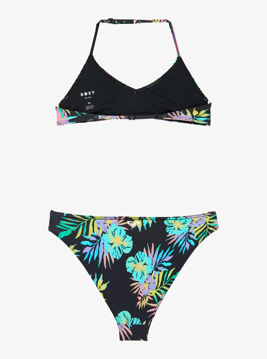 Roxy Kid's Active Bikini Set Anthracite ERGX203692-XMGB