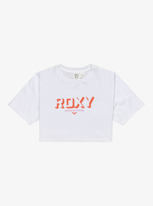 Roxy Kids' Active Teenager T-Shirt (4-16 years) Bright White ERGZT04105_WBB0