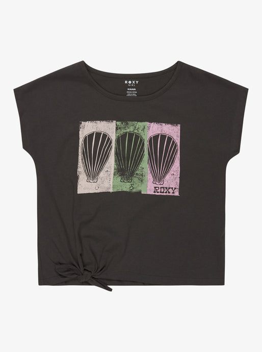 Roxy Kids' Pura Playa T-Shirt (8-16 years) Phantom ERGZT04120_KTA0