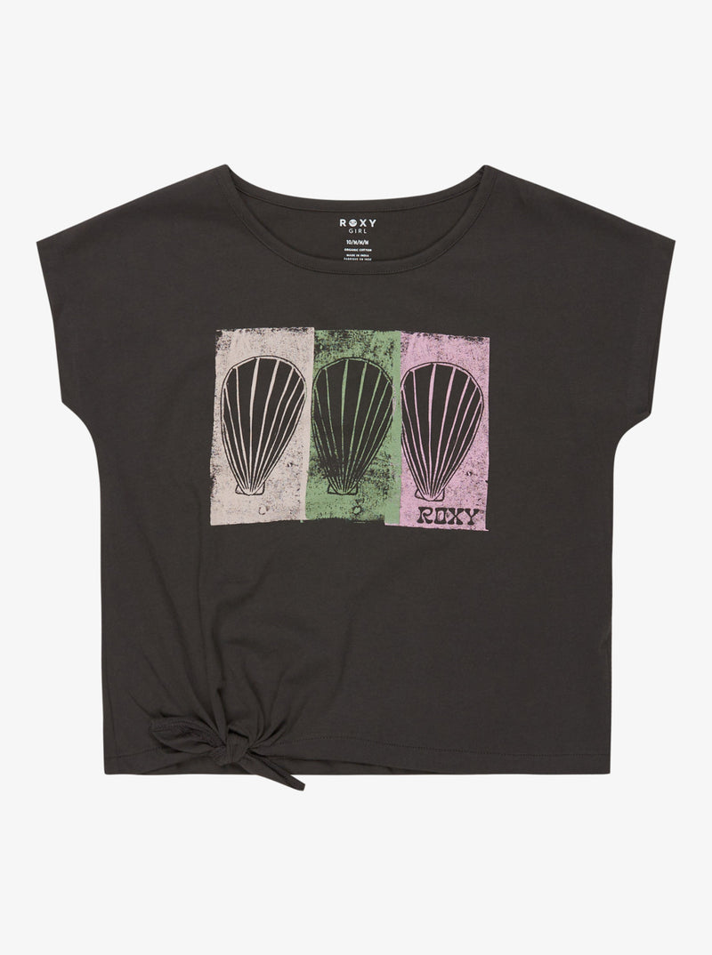 Load image into Gallery viewer, Roxy Kids&#39; Pura Playa T-Shirt (8-16 years) Phantom ERGZT04120_KTA0
