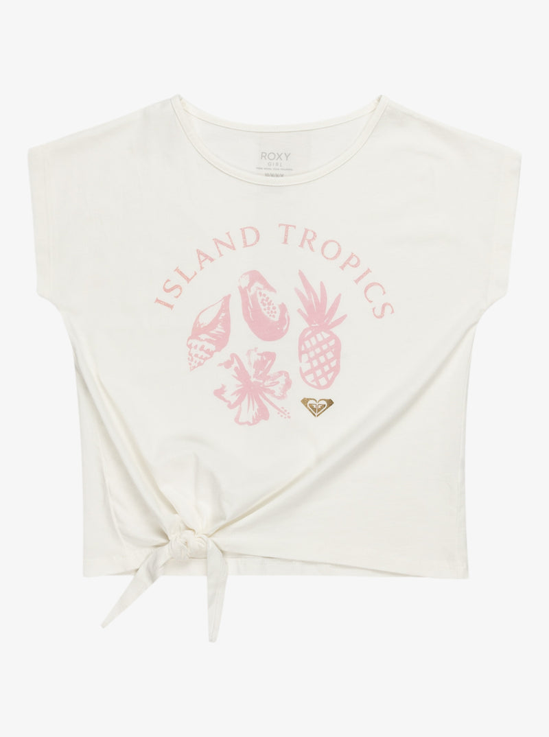 Load image into Gallery viewer, Roxy Kids&#39; Pura Playa T-Shirt (8-16 years) Egret ERGZT04120_WBS0
