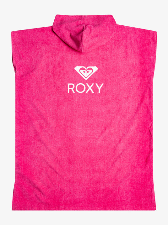Roxy Women's Sunny Joy Poncho Towel Shocking Pink ERJAA04260-MJY0