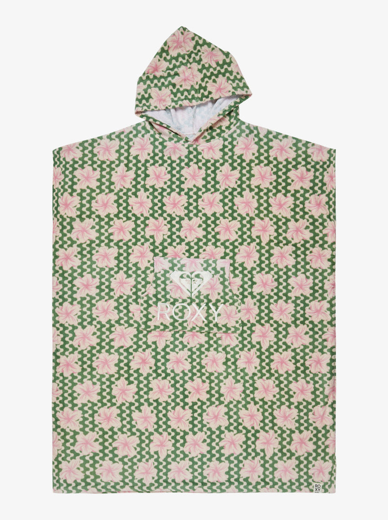 Load image into Gallery viewer, Roxy Women&#39;s Stay Magical Poncho Towel 151x83cm Basil Party Waves Yw ERJAA04357_GHZ5
