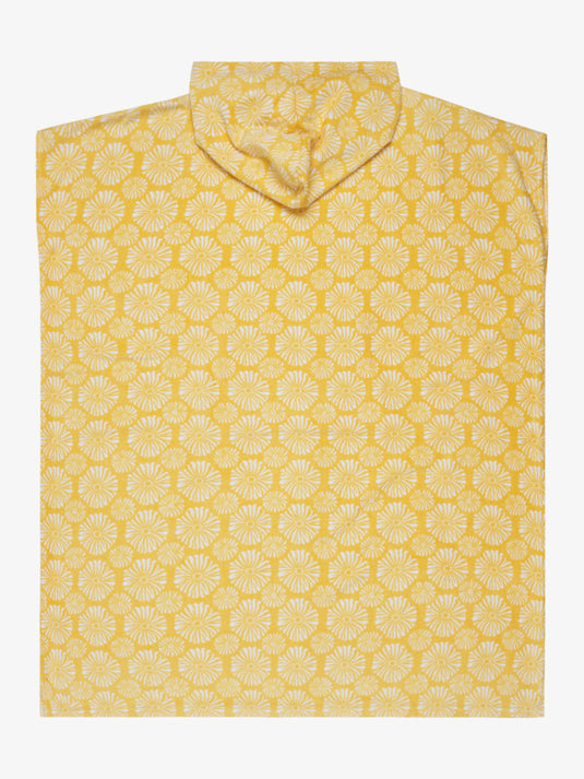 Roxy Women's Stay Magical Poncho Towel 151x83cm Banana Cream Tropical Tile ERJAA04357_YFL5