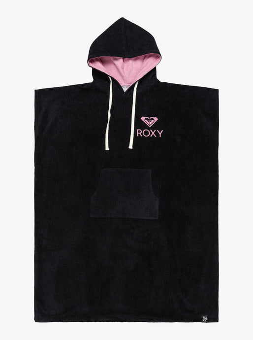Roxy Women's Infinite Lagoon Poncho Towel Anthracite ERJAA04358-KVJ0