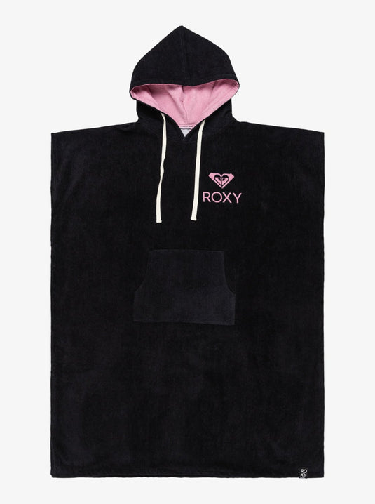 Roxy Women's Infinite Lagoon Poncho Towel Anthracite ERJAA04358-KVJ0