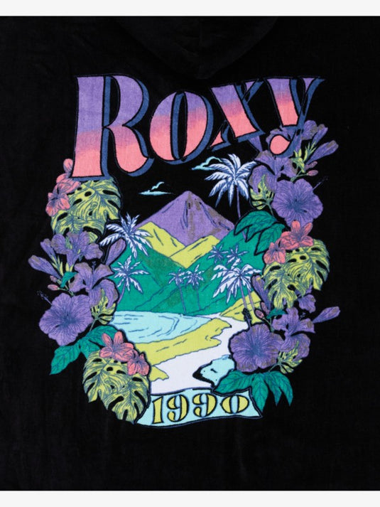 Roxy Women's Infinite Lagoon Poncho Towel Anthracite ERJAA04358-KVJW