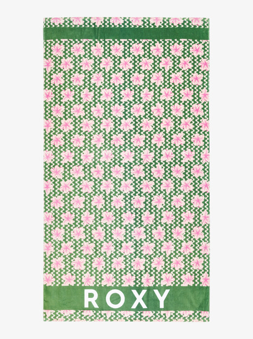 Roxy Women's Cold Water Basic Towel Basil Party Waves Yw ERJAA04360_GHZ5