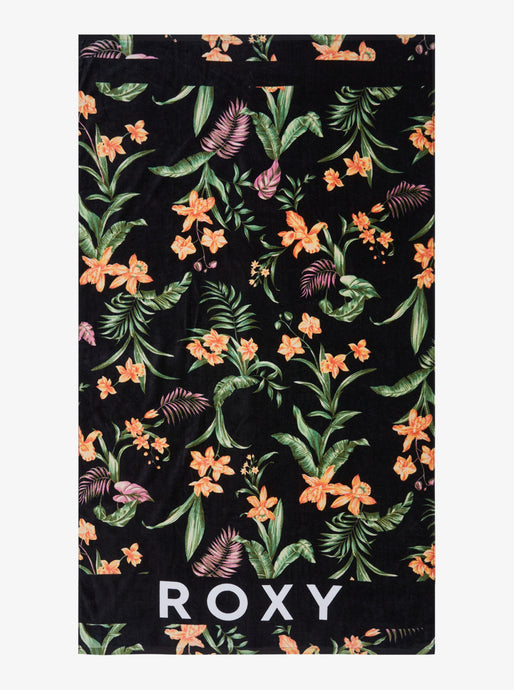 Roxy Women's Cold Water Basic Towel Anthracite Island Escape ERJAA04360_KVJ3