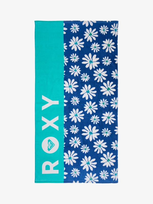 Load image into Gallery viewer, Roxy Women's Cold Water Printed Beach Towel 160-90cm Coconut Milk Flower Soul ERJAA04360-XBBK
