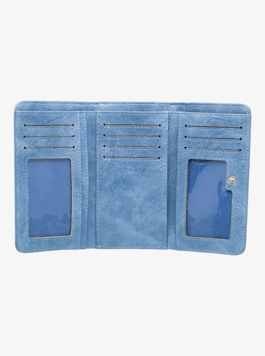 Roxy Women's Crazy Diamond Tri-Fold Wallet Grapemist ERJAA04362-PJB0