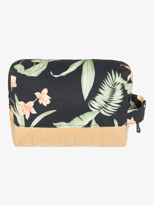 Roxy Women's Misty Jetties Beach Pouch Anthracite Island Escape ERJAA04372-KVJ3