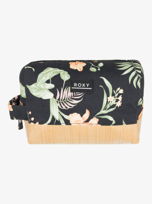 Roxy Women's Misty Jetties Beach Pouch Anthracite Island Escape ERJAA04372-KVJ3
