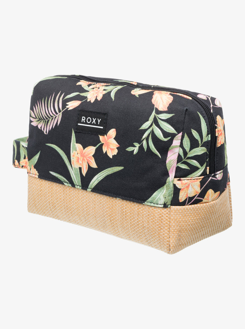 Load image into Gallery viewer, Roxy Women&#39;s Misty Jetties Beach Pouch Anthracite Island Escape ERJAA04372-KVJ3
