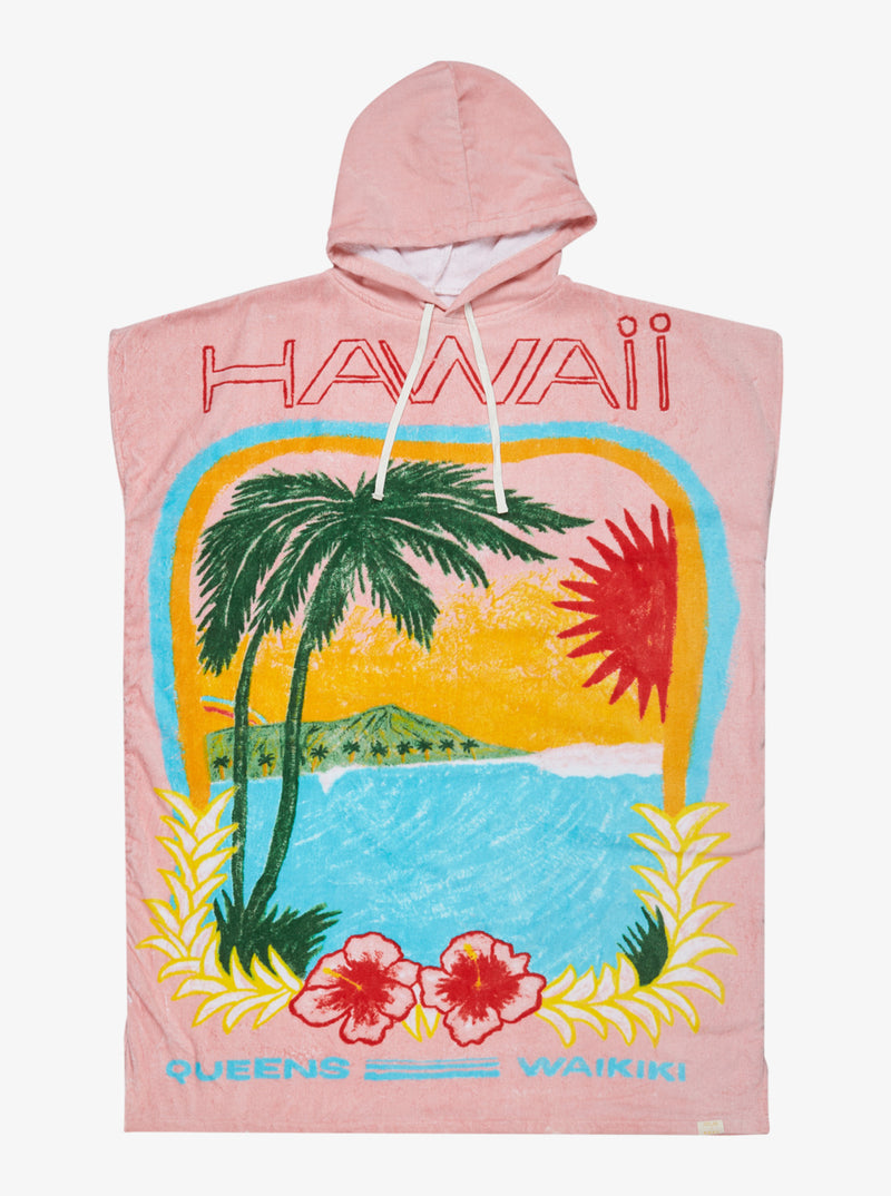 Load image into Gallery viewer, Roxy Women&#39;s Atlas Poncho Towel 151x83cm Pink Carnation ERJAA04377-MGZ0
