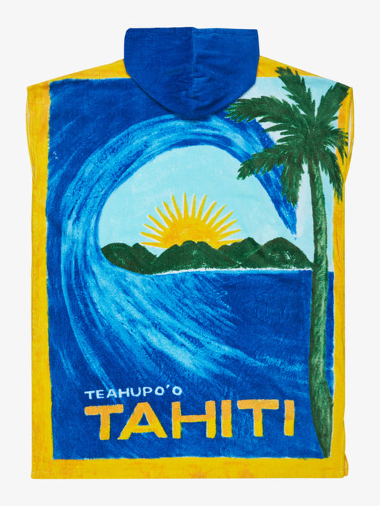 Roxy Women's Atlas Poncho Towel 151x83cm Dazzling Blue ERJAA04377-PPM0