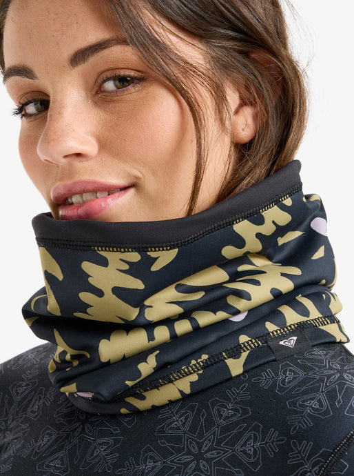 Roxy Women's Lana Collar Neckwarmer Fennel Seed Big Flower ERJAA04381-TMG1
