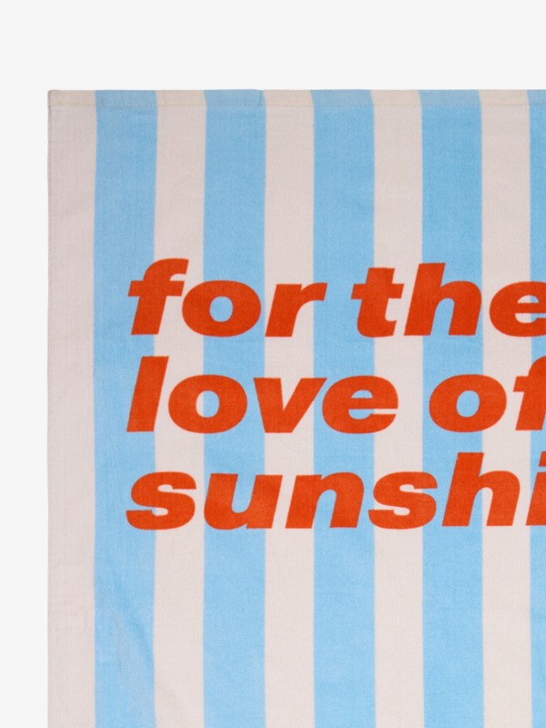 Load image into Gallery viewer, Roxy Women's Trouble In Town Beach Towel 160X80cm Airy Blue ERJAA04463-BFA0
