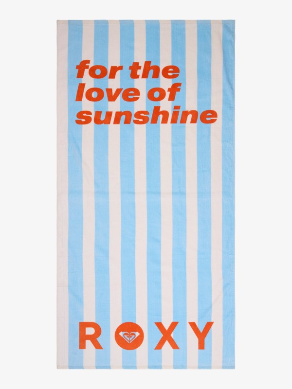 Load image into Gallery viewer, Roxy Women's Trouble In Town Beach Towel 160X80cm Airy Blue ERJAA04463-BFA0

