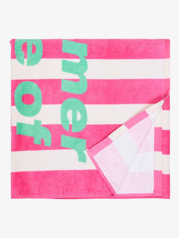 Load image into Gallery viewer, Roxy Women's Trouble In Town Beach Towel 160-80cm Sangria Sunset ERJAA04463-MLW0
