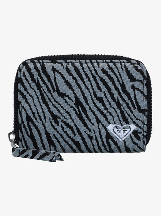 Roxy Women's Urban Party Zip Wallet Anthracite ERJAA04476-KVJ0
