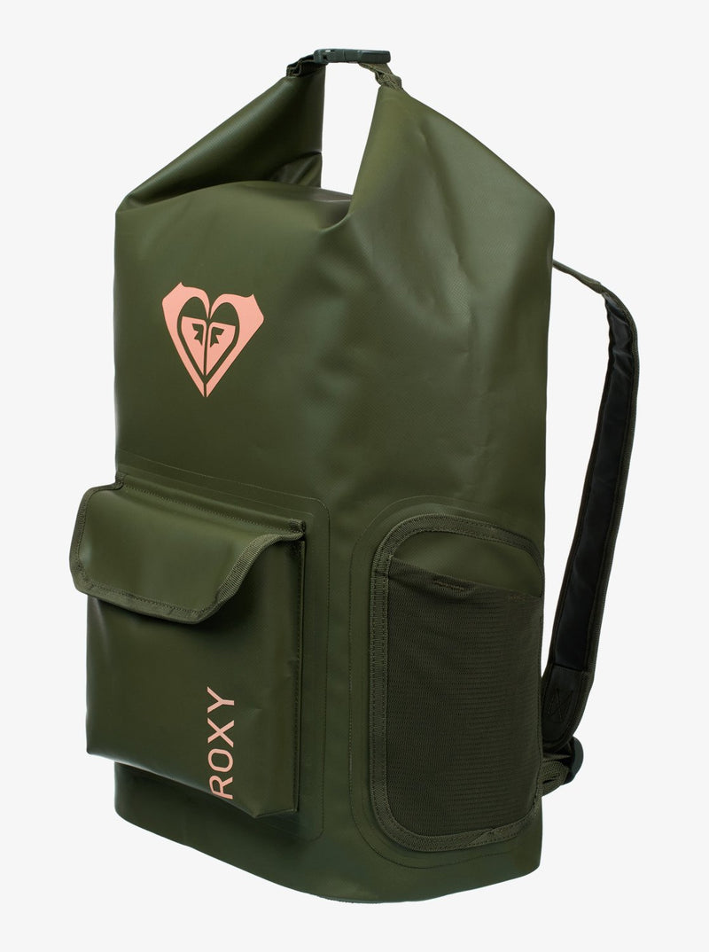 Load image into Gallery viewer, Roxy Women's Need It Medium Backpack Oil Green ERJBP04888-GLD0
