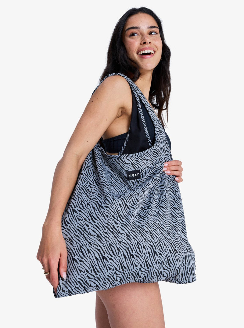 Load image into Gallery viewer, Roxy Women's Urban Party Tote Bag Anthracite ERJBP04947-KVJ0
