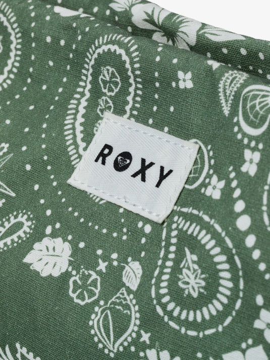 Roxy Women's Levitating Purse Shoulder Bag Oil Green Boho Bandana ERJBP04983-XGWB