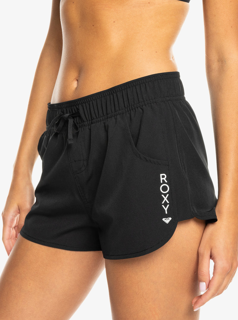 Load image into Gallery viewer, Roxy Women's Wave 2" Board Shorts Anthracite ERJBS03298-KVJ0
