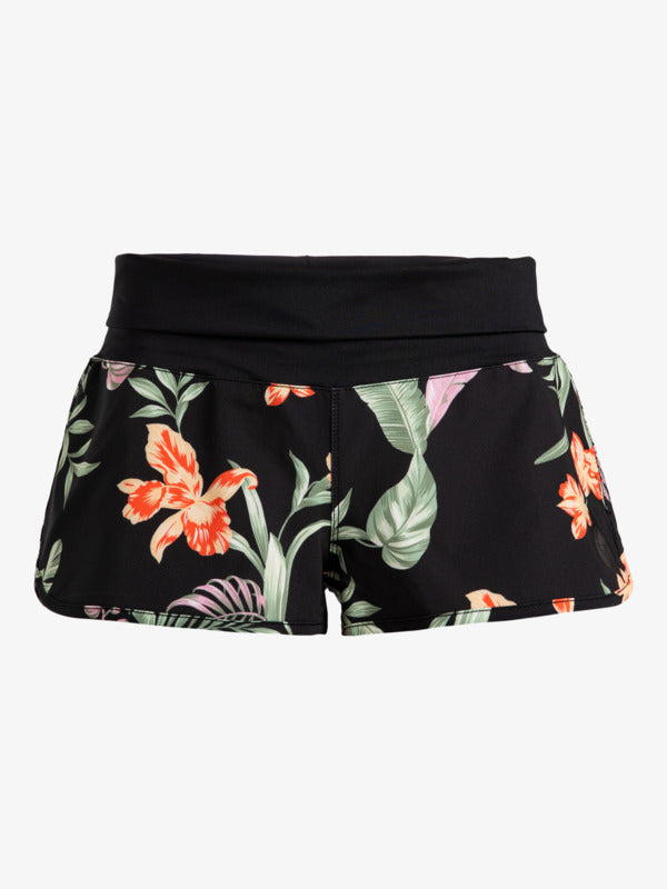 Load image into Gallery viewer, Roxy Women&#39;s Endless Summer Board Shorts Anthracite Island Escape ERJBS03314_KVJ3
