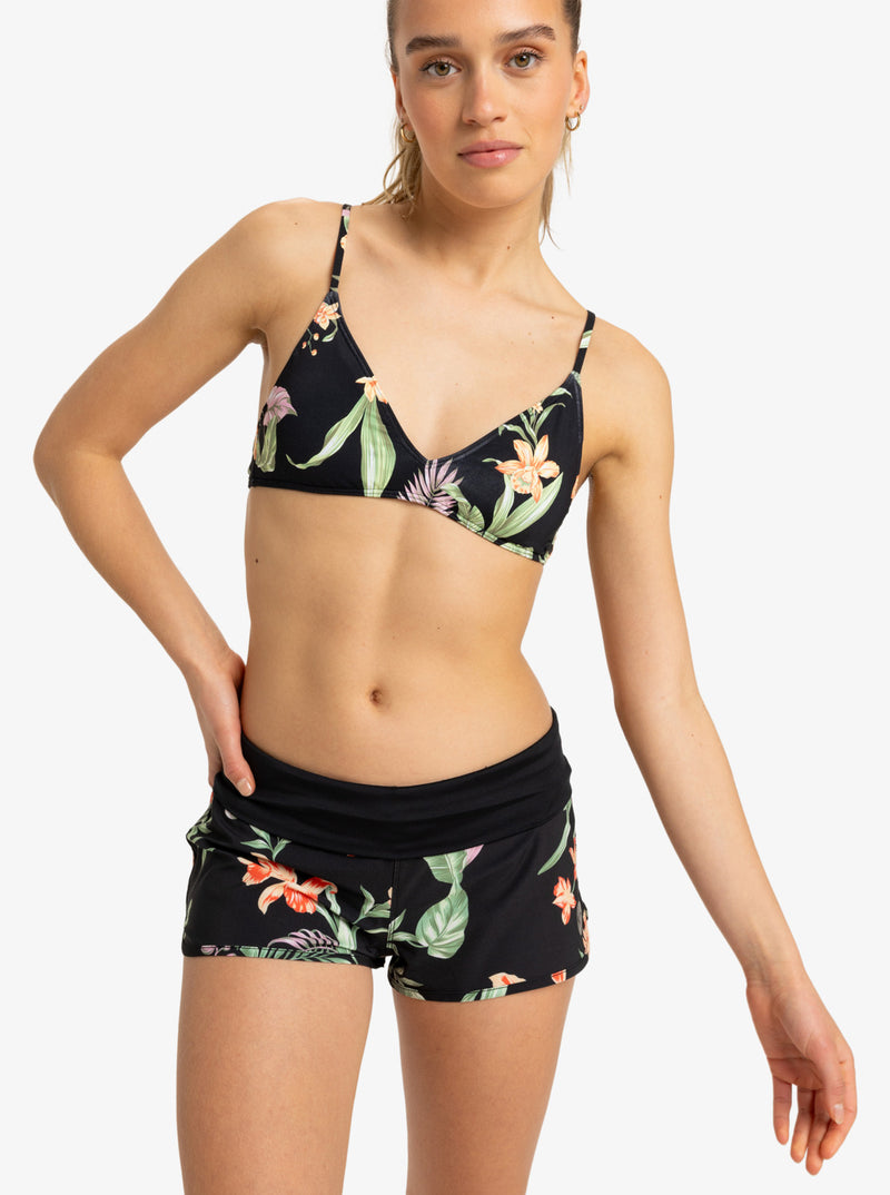 Load image into Gallery viewer, Roxy Women&#39;s Endless Summer Board Shorts Anthracite Island Escape ERJBS03314_KVJ3
